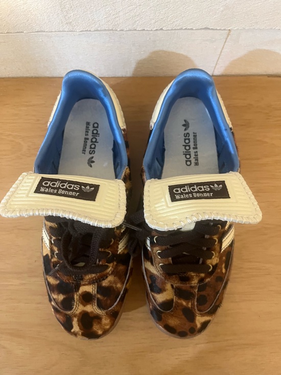 adidas Shoes - Adidas x Wales Bonner Samba Pony Sneakers in Leopard